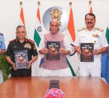 Defence Minister Singh releases commemorative book with testimonies of 100 soldiers on 'Op Sindoor'