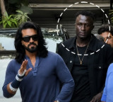 Ram Charan Who is Peddi Movie Promotions Bodyguard Kevin Kouta