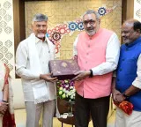 Chandrababu Naidu Meets Giriraj Singh Seeks Support for AP Textile Industry