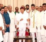Shivakumar stakes claim to form govt; Guv invites him to take oath with team
