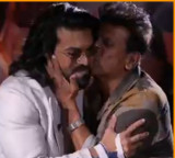 Ram Charan and Shivrajkumar Recreate Chiranjeevi Rajkumar Photo