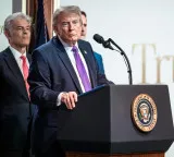 Trump says Iran deal near, warns military option remains