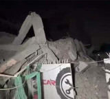 Delhi Building Collapse Five Story Building Collapses in Delhi Rescue Underway