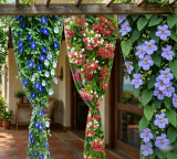 Bougainvillea Flower Vines for Natural Home Privacy