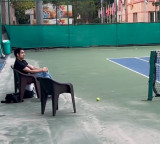 Gautam Gambhir enjoys 'match without coaching the player' as daughter Aazeen plays tennis