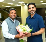 Nara Lokesh arrives Russia