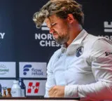 Magnus Carlsen In Disbelief As R Praggnanadhaa Scripts History By Beating Him Twice In Norway Chess