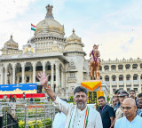 Shivakumar’s first Cabinet clears free student bus passes, 56,000 govt jobs