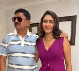 Mrunal Thakur shares a heartwarming moment with her father