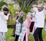 Ram Charan's baby girl Klin Kaara says 'love you Nanna' as their staff grooves on 'Chikri Chikri'