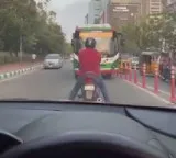 RTC Driver faces heat from brave biker in Hyderabad as video goes viral
