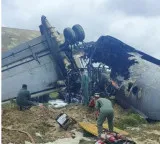IAF AN-32 bursts into flames after landing in Assam's Jorhat