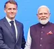 Emmanuel Macron shares PM Modi France visit video with Aari Aari song