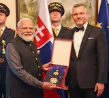 PM Modi receives another international honor Slovakia presents highest national award