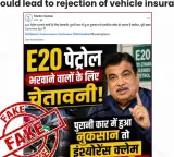 Vehicle insurance remains valid with E20 fuel use: Govt