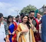 Samantha visits Tirumala temple ahead of Maa Inti Bangaram release