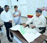 New boost for Amaravati Speed up Bank Street construction Chandrababu Naidu orders CRDA officials