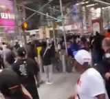 One injured in Times Square shooting in New York City