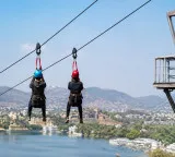 Two tourists stranded mid-air on Udaipur zip-line rescued safely