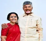 Nara Bhuvaneshwari birthday wishes from CM Chandrababu Naidu lucky to have her as partner