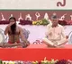 Chandrababu Naidu practices yoga with Baba Ramdev in Vijayawada