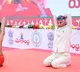 CM Chandrababu and Lokesh perform Yoga for a Healthy Andhra Pradesh along with Baba Ramdev