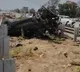 Horrific accident on Mumbai Highway BMW car traveling at 250 kmph overturns