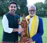 Minister Lokesh honors Murali Mohan and Rajendra Prasad