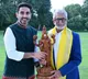 Minister Lokesh honors Murali Mohan and Rajendra Prasad