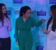 Amruta Fadnavis viral video gesturing Sreeleela to move aside