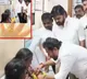 Vijay Birthday Special Gold Rings Gifted to Newborns