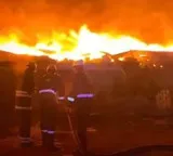 Huge fire near Delhi Udyog Bhavan brought under control by fire crews