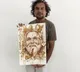 Unique art by young Neemuch artist: PM Modi’s portrait painted with tea depicts 12 years of achievements