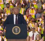 Trump touts Iran deal, jobs during Pennsylvania visit