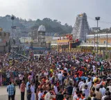 Sannidhi Golla gets the first darshan of Srivaru after Tirumala temple doors open