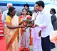 Droupadi Murmu attends Tribal University convocation in Visakhapatnam as Nara Lokesh welcomes her