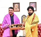 Pawan Kalyan discusses tiger conservation in Eastern Ghats with Maha CM Fadnavis