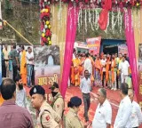 Amarnath Yatra grand welcome for first batch at Chanderkot