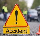 Prakasam Road Accident Four family members killed in tragic lorry collision