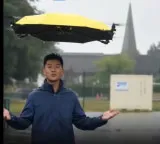 John Tse creates autonomous flying umbrella that follows you