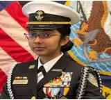 Ridhi Chauhan Indian student leads 300 US Navy cadets at age 17