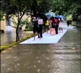 IIT Roorkee campus submerged in water netizens impressed by students creative idea