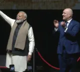 Indian community gives thunderous welcome to PM Modi amid 'Bharat Mata Ki Jai' chants