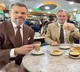 Christopher Nolan in Mumbai The Odyssey team drinks chai at local cafe watch video