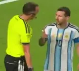 Lionel Messi slams referee Joao Pinheiro during Argentina vs Switzerland match