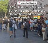 Haldirams buzz in London as huge queues form outside first outlet