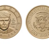 New dollar coin with Trumps image in America