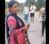 Woman wears King Cobra around neck video goes viral