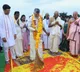 Chandrababu Naidu sweeps with golden broom at Amaravati Jagannath Rath Yatra