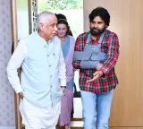 Governor Abdul Nazeer visits Pawan Kalyan in Hyderabad shows interest in library